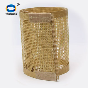 Bandas transportadoras de malla abierta de PTFE Kevlar 6010 4X4 con empalme castellado/empalme tipo clip/empalme espiral PEEK/empalme tipo bovino/empalme tipo cocodrilo - Product Image 4