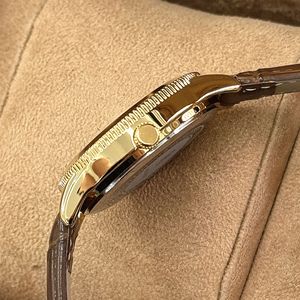 Montre-bracelet tendance pour femme, style coréen, marron, étanche, avec calendrier et strass, idéale pour les étudiantes - Product Image 5