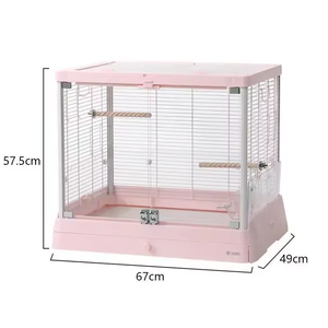 Jaula de hierro forjado para guacamayos, diseño específico para la especie, <span class=keywords><strong>aviario</strong></span> de vuelo para loros de interior, venta al por mayor - Product Image 3