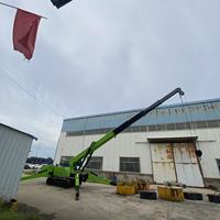 Grue araignée lourde de 10 tonnes, structure pliable, utilisation simple, capacité de franchissement puissante, élévateur pour projets miniers en montagne