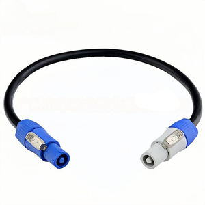 プロフェッショナルステージライトオーディオPowerconオスメスコネクタ16awg 3 * 1.5mm 3ピンコアPowerconケーブル電源AC延長ケーブル - Product Image 5