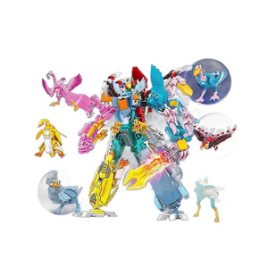 103081-086 Mecha Transformer Hercules 6-en-1 Jouet de construction pour garçons Blocs de construction en plastique <span class=keywords><strong>Robot</strong></span> à assembler - Product Image 4