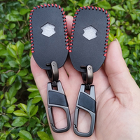 Étui de protection pour clé de voiture en cuir PU de haute qualité, pour Suzuki Ertiga Swift Wagon R, 2 boutons, accessoires sans clé