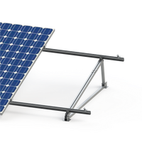 Support en aluminium pour panneaux solaires, système de montage inclinable pour panneaux solaires, montage sur toit plat en aluminium