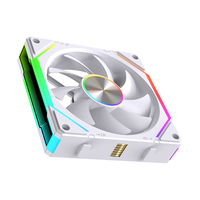 Boîtier d'ordinateur AntarcChill New Style Rgb avec ventilateur sans fil 120 mm, ventilateurs de boîtier de jeu, refroidisseur de châssis PC, ventilateur de refroidissement d'air LED pour PC