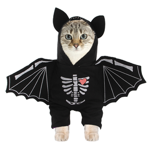 Navidad Halloween divertido mascota perro gato ropa Otoño Invierno gato transformación disfraz dos patas perro ropa suministros - Product Image 3