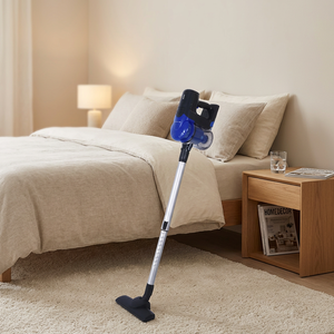 Aspiradora Cyclone Stick, sin Bolsa, con Filtro HEPA de 0.5L, Motor sin Escobillas de 800W, Portátil, para Limpieza de Alfombras, Azul - Product Image 4