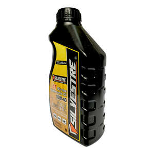 Huile de moto entièrement synthétique Silvestre 10W-40 4T 1 litre certifiée API Bouteille en plastique jaune Chine - Product Image 4