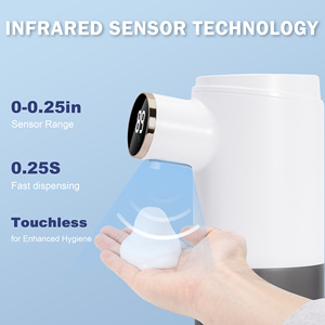 Máy Xà Phòng bọt tự động với cảm biến chuyển động hồng ngoại Điều khiển âm lượng có thể điều chỉnh 4 cấp và có thể sạc lại USB-Trắng - Product Image 3