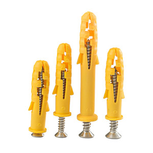 Yellow <strong>Croaker</strong> Expansion Pipe M6-M12 Steel Iron and Nylon Materials Wall Anchor DIN Standard Inch Measurement - Product Image 4