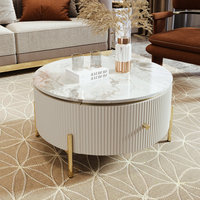 Nouveau canapé de luxe moderne Table d'appoint Centre Combinaison Petites tables d'appoint
