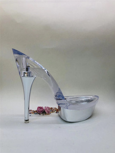 Producción de Zapatos de Tacón Alto Transparentes de 20 cm con Diseño de Remaches en la Suela, Estilo Moderno para Escenario - Product Image 6