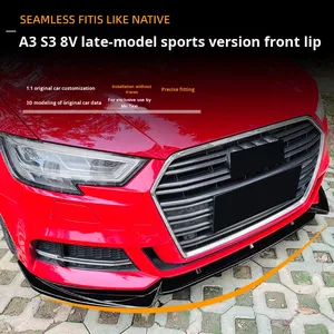 Para Audi A3 S3 8V Modelo Reciente S-Line OLIVER 17-20, Alerón Delantero Exterior, Accesorios de Modificación, Hecho en China - Product Image 4