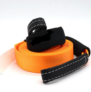 003 iropes पॉलीथिलीन खिंचाव कार टइंग रस्सी 3 इंच 10 फीट 20 फीट 30 फीट 30000 एलबीएस रिकवरी टैव शेकलाइन के साथ रिकवरी स्ट्रैप - Product Image 6