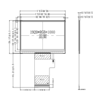 4 Zoll 1920*1080 Querformat SPI+LVDS TFT LCD Modul-Bildschirm 4-Zoll 1080P 60-Pin Kamera Industrielles LCD-Display Maßgefertigtes Touch-Panel