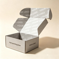 Boîtes en carton personnalisées pour l'impression d'emballages, boîtes d'expédition pour chapeaux, vêtements, chaussures, boîtes d'expédition en carton ondulé pour chapeaux