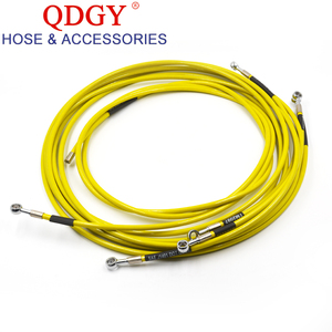IATF16949 certificato Coperchio Nero Argento Rosso Blu Auto Pvc PTFE <span class=keywords><strong>tubo</strong></span> flessibile del <span class=keywords><strong>freno</strong></span> <span class=keywords><strong>tubo</strong></span> - Product Image 3
