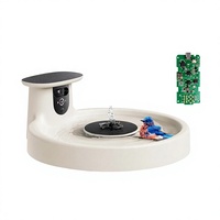 Fontaine à eau extérieure intelligente pour oiseaux avec caméra, reconnaissance IA, pompe solaire, matériel de jardinage OEM ODM