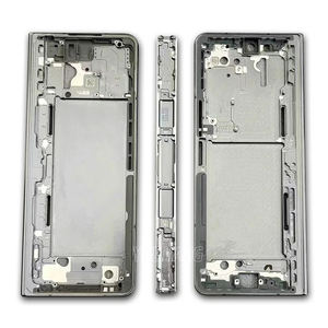 Для Samsung Galaxy Z складной 1-5 Задняя стеклянная крышка батареи Задняя Дверь Корпус чехол с рамкой стиль PC материал включает объектив камеры - Product Image 3