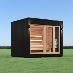 Sauna Esterna Premium OEM <span class=keywords><strong>per</strong></span> 2-6 Persone, Sauna a Vapore Secco e Umido - Design Moderno e Lussuoso <span class=keywords><strong>per</strong></span> <span class=keywords><strong>Casa</strong></span> e Giardino - Product Image 1