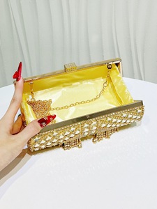 Nuevo Bolso de Mano con Borlas de Diamantes y Pedrería para Mujer, Estilo Europeo y Americano, Bolso Bandolera para Bodas y Eventos Nocturnos - Product Image 6