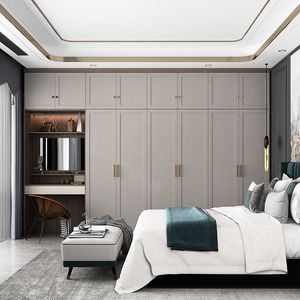 Armario de Dormitorio con Solución de Almacenamiento Integrada, Diseño Moderno y Minimalista, Cajones Adicionales, Suministro de Fábrica - Product Image 4