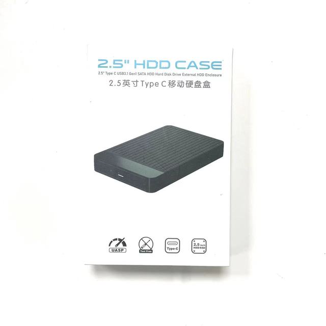 Manufacturer's Direct Sale of Tool Free Installation 2.5-inch 3.1 External Portable Hard Drive case