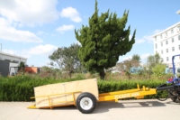 Chassi de Reboque para Transporte de Frutas Zoomye Fabricado em Shandong, de Fácil Operação, com Cesto Elevatório para Colheita em Pomares, 1 Ano de Garantia