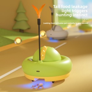Juguete interactivo para gatos y perros: Varita con bola chirriante, juguete de movimiento y masticable para mascotas - Product Image 4