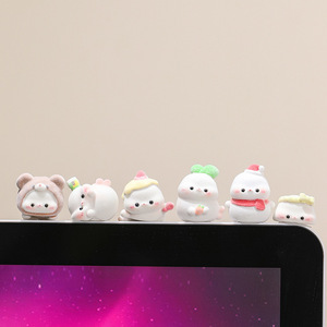 Ornements de bureau créatifs en forme d'animaux, figurines en résine, ensemble multi-pièces, décoration de bureau, cadeau anti-stress - Product Image 4