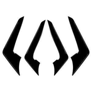 Calcomanías para Rejilla de Entrada de Aire Delantera Audi A5 S5 F5 Sline, Textura de Fibra de Carbono Negro Piano, Adhesivo para Mejora y Reequipamiento 2017-2020 - Product Image 4