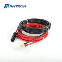 PNTECH Solarkabel-Steckverbinder PV005 XT60 10AWG 6mm² Verzinntes Kupfer DC-DC 500V 30A für Kraftwerke IP65 IEC 131 Flammbeständig