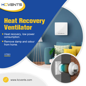 Système de <span class=keywords><strong>ventilation</strong></span> à débit alternatif ultra-silencieux VT501, refroidisseur d'air, alimentation et extracteur de ventilateur avec récupération de chaleur - Product Image 6