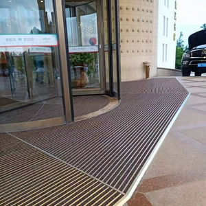 <span class=keywords><strong>Tapis</strong></span> de sol de porte d'entrée en alliage d'aluminium, antidérapant, commercial, moderne, extérieur, paillasson pour hôtel, bureau, bâtiment, matériau antidérapant - Product Image 2