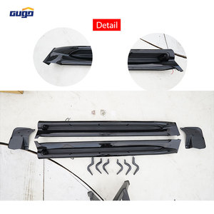 Estribos Laterales GUGO LC200 en Negro Brillante para Toyota <span class=keywords><strong>Land</strong></span> <span class=keywords><strong>Cruiser</strong></span> 200 2008-<span class=keywords><strong>2021</strong></span>, Barra Nerf, Estribo Exterior - Product Image 4