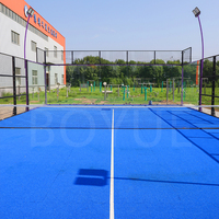 Nouveau design 2026 – Produit sportif très demandé : Court de padel panoramique professionnel pour extérieur