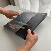 Fundas de Plástico OPP Autoadhesivas a Prueba de Polvo para Discos de Vinilo de 12 Pulgadas, Transparentes, Gruesas, para 4 LP, con Etiqueta Personalizada, Embalaje en Caja de Cartón/Papel