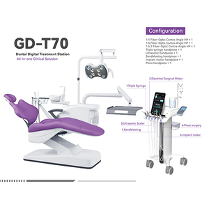 Sillón Dental Ergonómico Sino-Italiano GD-T70 con Carro Quirúrgico Integrado de 6 Módulos para <span class=keywords><strong>Odontología</strong></span> <span class=keywords><strong>General</strong></span> - Product Image 1
