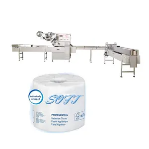 Individual Automatic Wrapping Small Toilet Roll Making Tissue Paper Packaging Machine