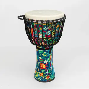 8 "/ 10"/12 "popüler afrika davul el perküsyon müzik enstrümanı küçük davul Djembe