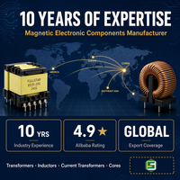 Noyau de tige en ferrite Mn-Zn à haute perméabilité, tige magnétique souple pour inducteurs, bobines d'inductance, antennes, réception de signal, composant électronique