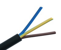 H05VV-F/H03VV-F RVV 2C 3C 1,5mm 2,5mm 4mm Flexibles Kabel 3x2,5 mm2 Multi Core Flexibles Kupferkabel