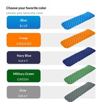 Matelas de camping gonflable portable en nylon 40D, lit d'air imperméable en TPU, ultraléger, pour tente, randonnée, voyage, pique-nique