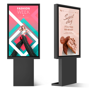 Chất lượng cao 55inch Mini LED màn hình cảm ứng IK10 6 mét tempered glass ngoài trời kiosk signage hiển thị IP67 tiêu chuẩn không thấm nước - Product Image 1