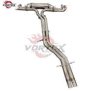 Échappement sport Vortex High Flow 1,5 mm SS304 Valvetronic Catback, finition polie miroir, soudure écaille de poisson, son sportif, garantie 24 mois AUDI - Product Image 4