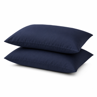 Housse de coussin personnalisée en polyester brossé avec fermeture enveloppe, installation facile, approvisionnement direct usine