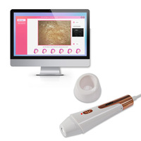 AI Intelligent Skin Analysis System HT DS02A for Pore Sebum and Wrinkle Analysis with Scientific Client Management System