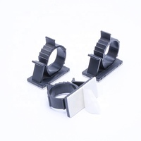 FSCAT Serre-câble de distribution en plastique réglable Clips de câble en nylon auto-adhésifs avec base en silicone Serre-câble FSCAT