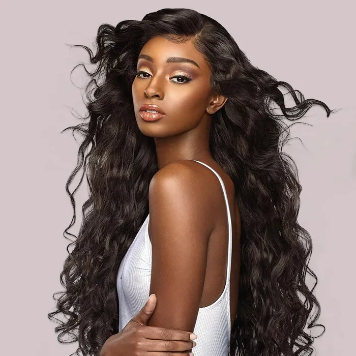Water Wave Lace Frontal Wigs Real Cheap Human Hair,Quality Lace Wig Human Hair With 13*4 Lace