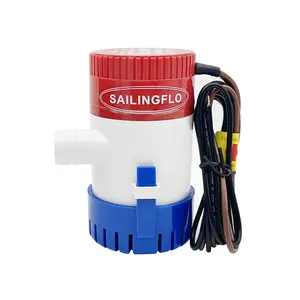 SAILINGFLO-Bomba de agua eléctrica sumergible para barco, bomba de achique, de 350GPH, DC 12V, para barco